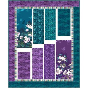 Motif de courtepointe Mist Gardens BS2-436 - Motif en papier