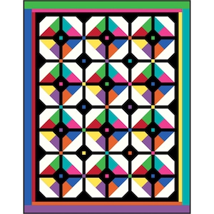 Patron de courtepointe hypnose BS2-310 - Patron en papier
