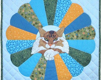 Dresden Cat Quilt Pattern SCN-2062 - Paper Pattern