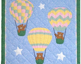Balloon Bears Quilt Pattern SCN-2052 - Paper Pattern