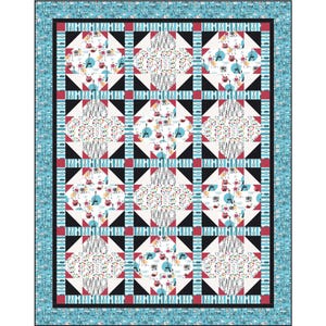 Painting in Paris Quilt Pattern BS2-455 - Paper Pattern