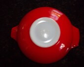 Red Friendship Pyrex 444 Cinderella Mixing Bowl 4 Quart