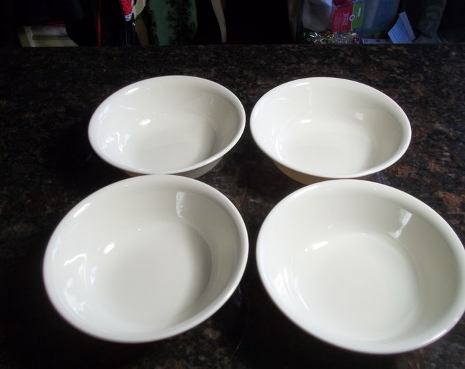 4 Corelle Sandstone AKA Beige Cereal Bowls, Made in the USA Etsy