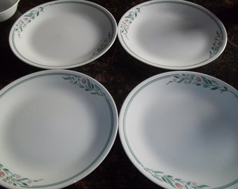 4 platos de ensalada Corelle Rosemarie de 8 1/2 "