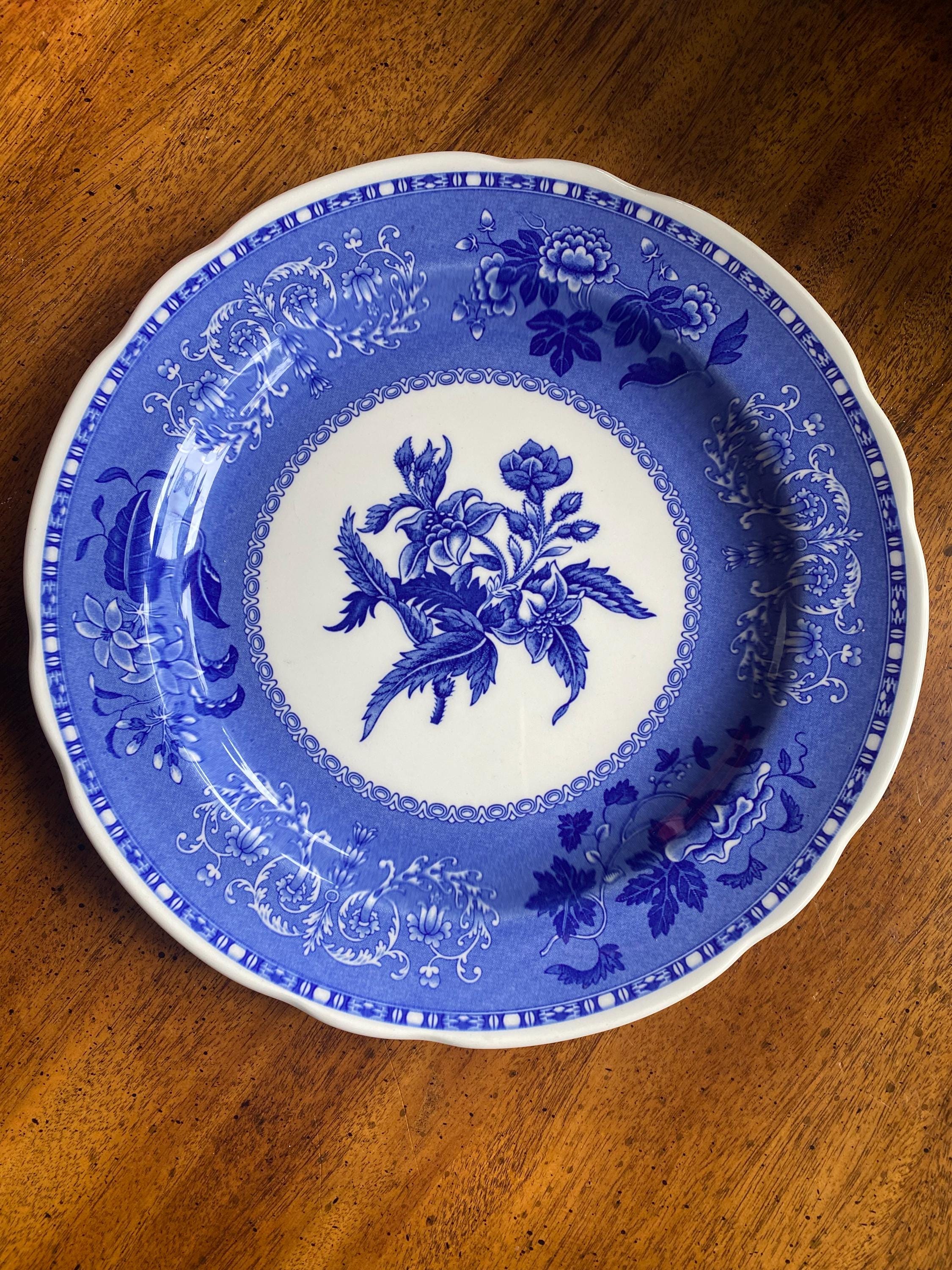Spode Blue Room British Flower - Etsy