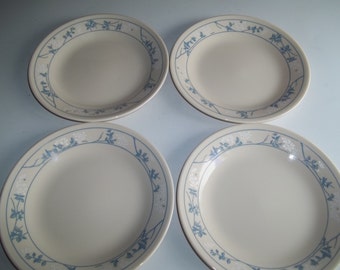 4 Corelle First of Spring Bread Plates 6 3/4", Made in the USA