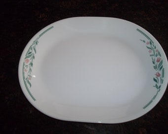 Corelle Rosemarie Serving Platter, Made in the USA