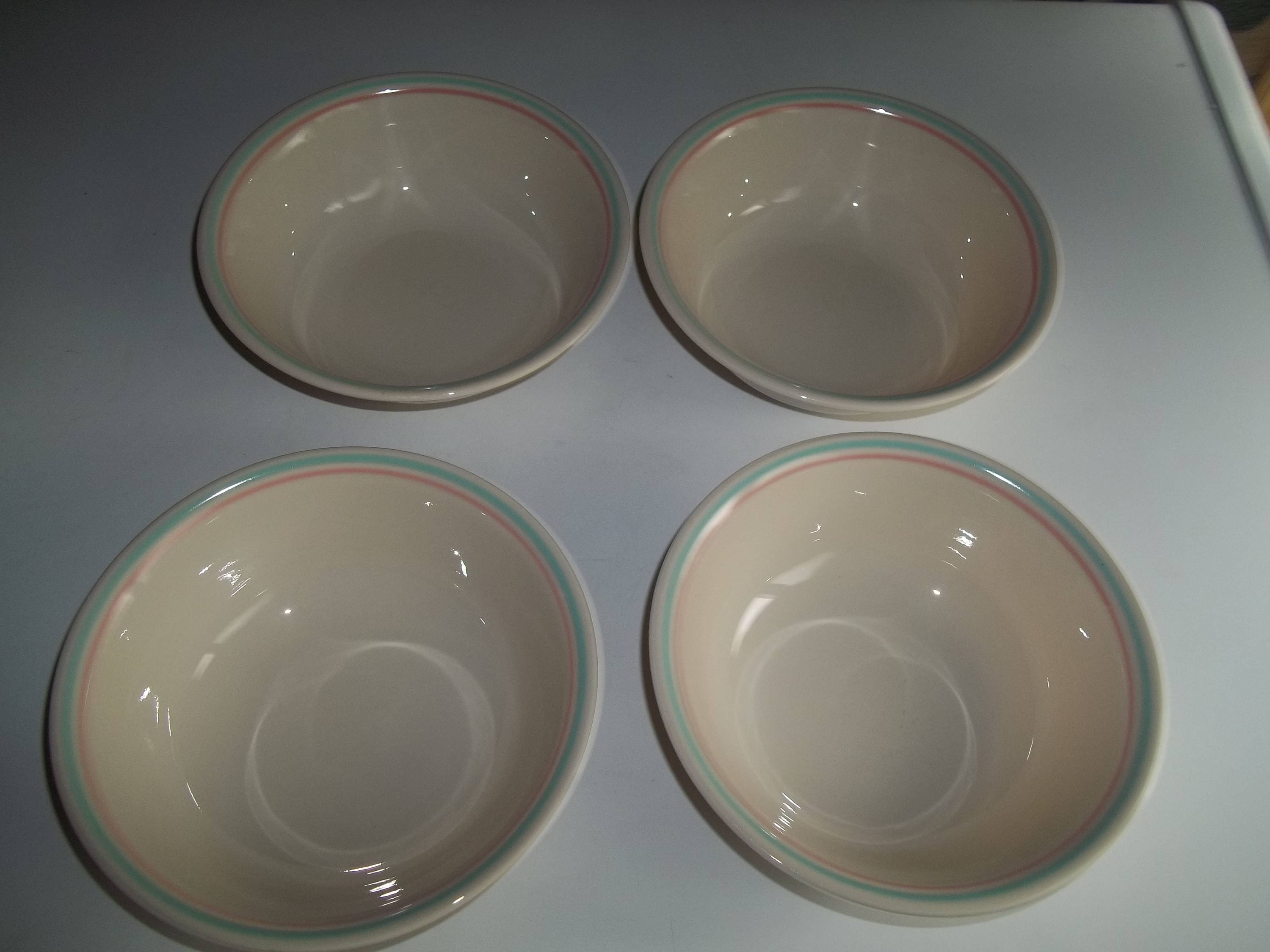 4 Corelle Forever Yours Cereal Bowls 18 oz, Made in the USA