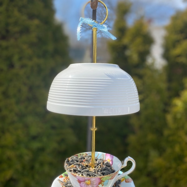 Tea Cup Bird Feeder Etsy