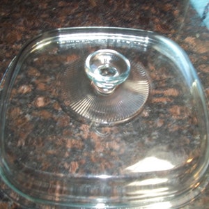 Pyrex Lid A-12-C Lid fits A-10-B, and P-16-B Corning Ware