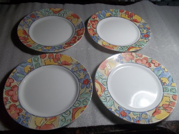 Corelle Watercolors Dinner Plates Plates 10 3/4