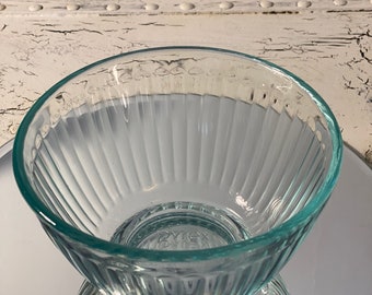 Clear,Ribbed Pyrex # 7401-S, 3 Cup, 750ml  Bowl