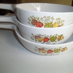 Corning Ware Spice of life Sauce Pan set of 3
