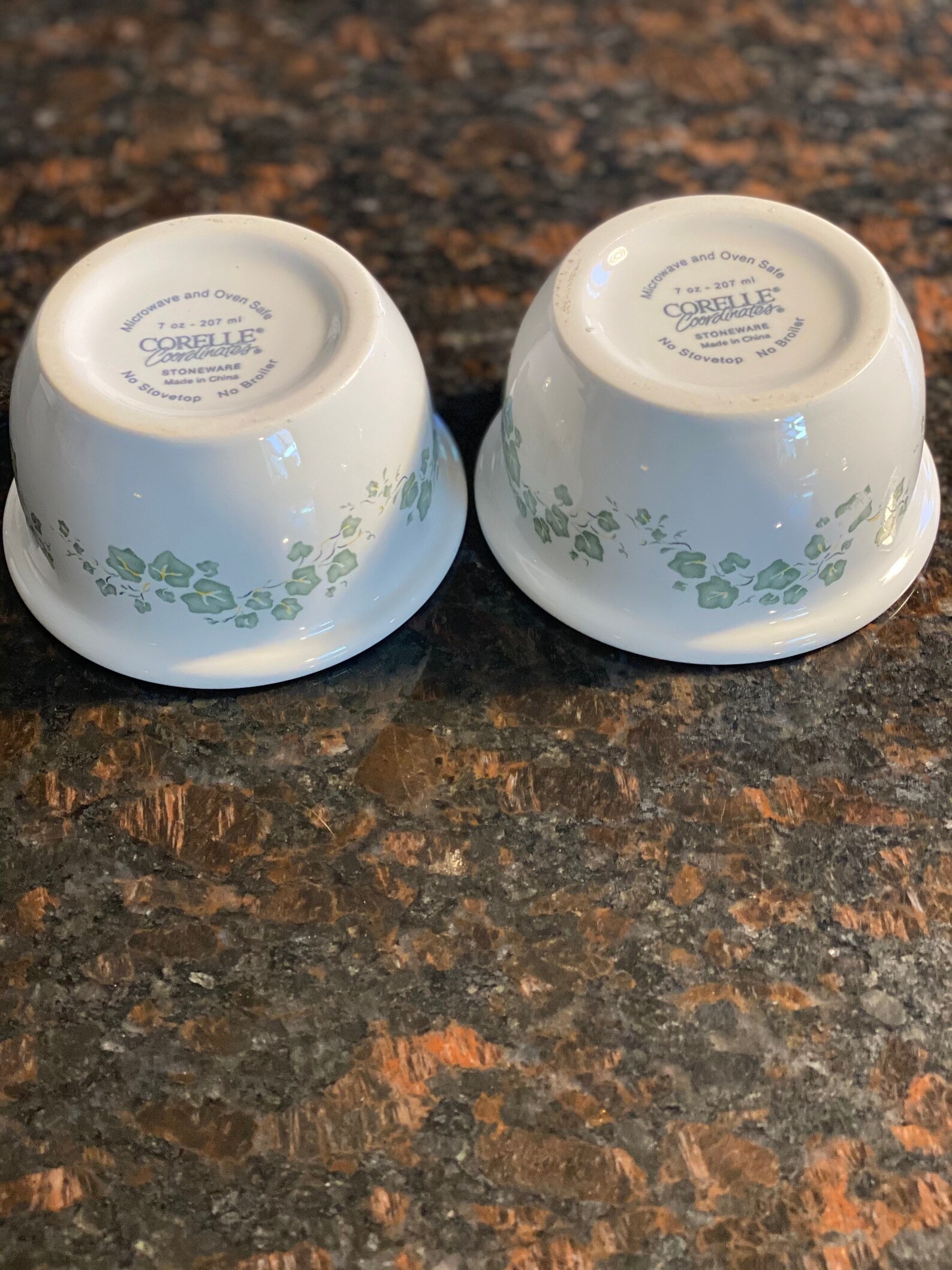 2 Corelle Coordinates Callaway7 Oz Stoneware Ramekin Bowls Etsy