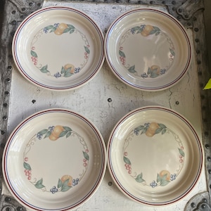 4 Corelle Abundance 8.5” Luncheon Plates