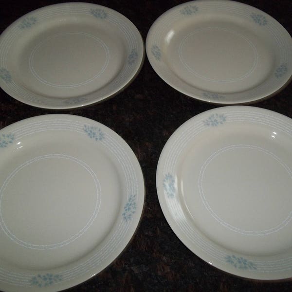 4 Lace Bouquet Dinner Plates 10 1/4", Made in the USA