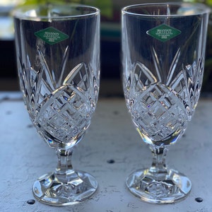 2 NWT Shannon Godinger Dublin Iced Tea Goblets