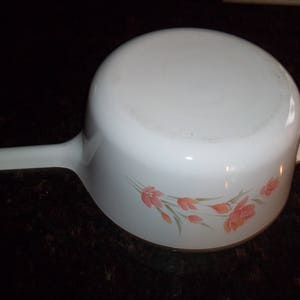2.5 Liter Peach Floral S-2.5-B Corning Ware Pan USA