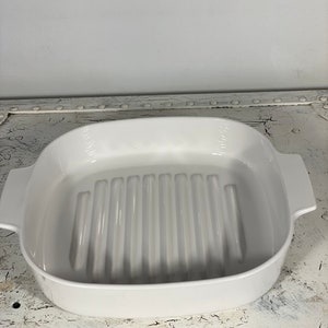 Corning Ware White M-10-GR-S  With out Lid, 10" x 10" x2" Casserole/Baking Pan