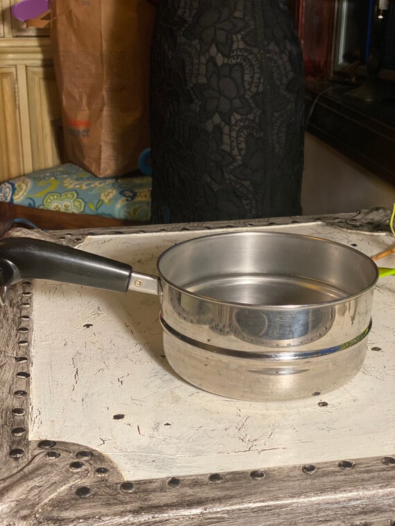 Revere Ware Double Boiler Upper Pan Stainless Steel - Etsy