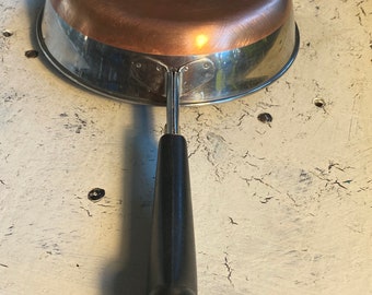 Vintage ACME Metal Frying Pan, Rustic Kitchen, Campfire Use - Etsy
