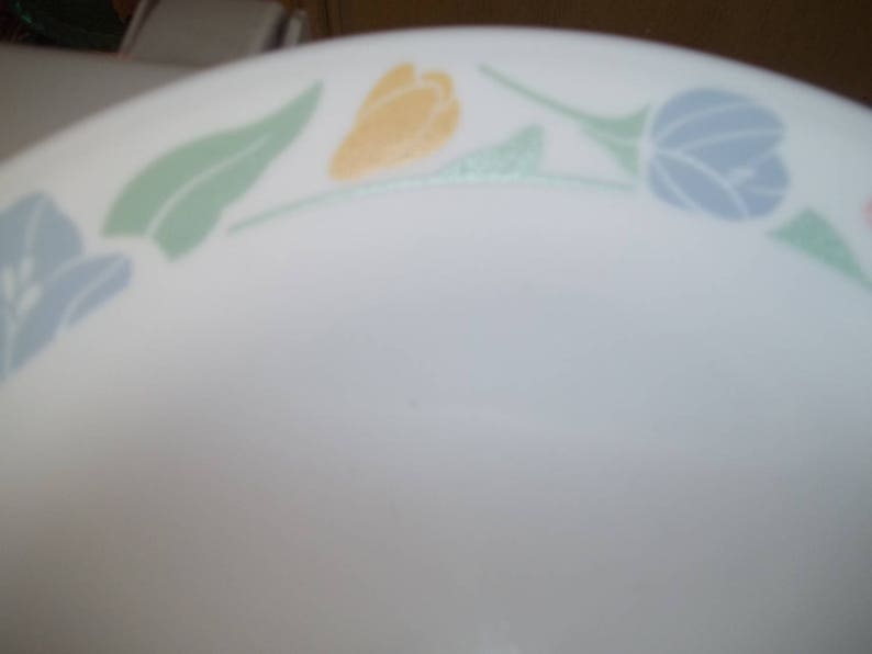 4 Corelle Friendship Dinner Plates Made in the USA