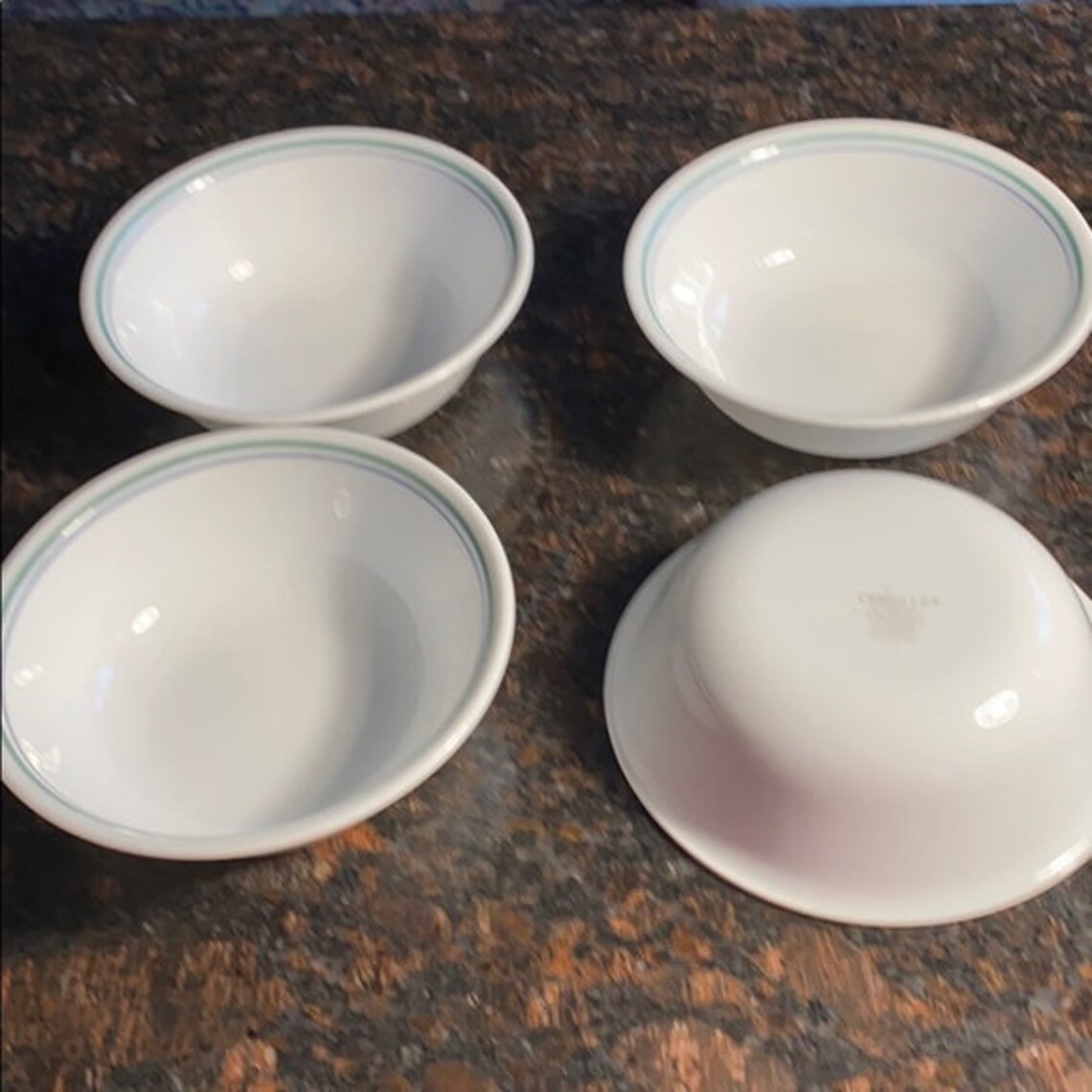 4 Corelle Country Cottage 18 oz. Cereal Bowls Etsy