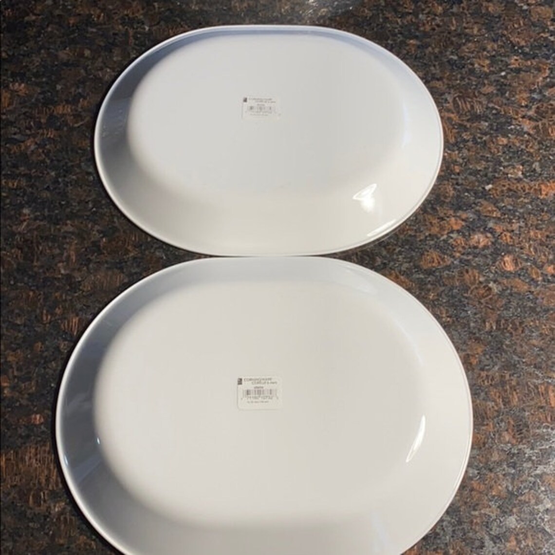 2 NWT Corelle White Serving Platters Platter 12.25x 10 | Etsy