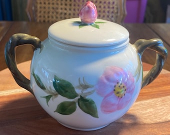 1 Franciscan Desert Rose Sugar Bowl & Lid USA