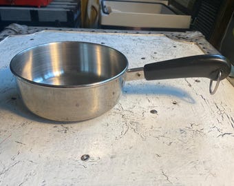 3/4  Quart Revere Ware Stainless Steel Pot NO LID Never Warp