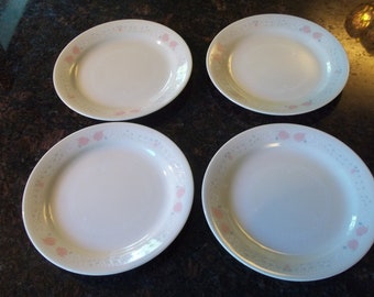 Corning Lace Bouquet 7 1/4" Salad Plates Set of 8 Corning Lace Bouquet 7 1/4" Salad Plates Set of 8