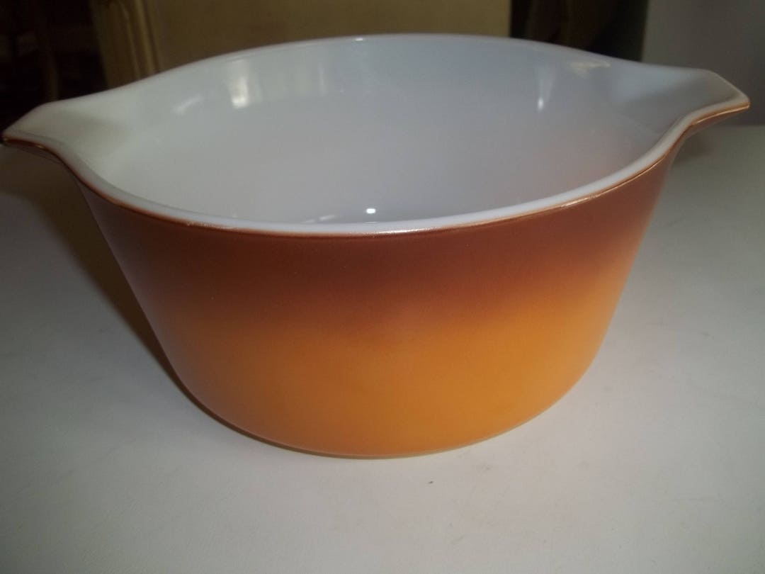 Old Orchard, Pyrex#474, Vintage, Handled Casserole Dish, Baking Dish ...
