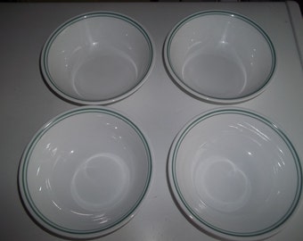 4 Corelle Rosemarie 18 oz Cereal Bowls