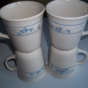 4  First of Spring Corelle Coffee/Tea Mugs