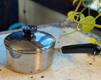1.5 Quart Revere Ware  Pot & Lid, Stainless Steel