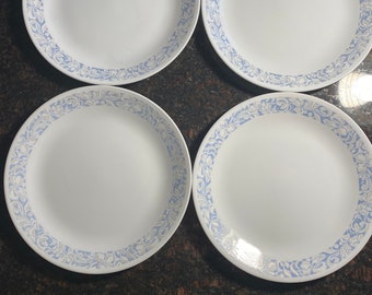 4 Corelle Sand and Sea 10.25"Dinner Plates