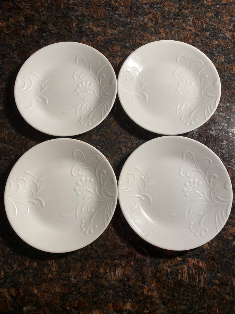 4 NWT Cherish AKA Bella Faenza Corelle Bread Plates Etsy