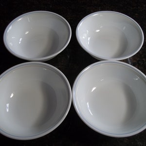 4 Corelle Sand and Sea Cereal Bowls, Made in the USA