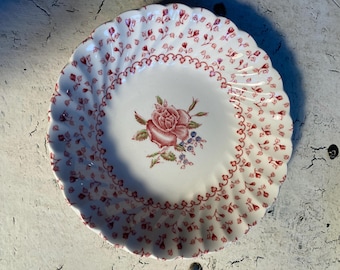 4 Johnson Brothers China Rose Bouquet 5 1/4” Fruit Bowl - Etsy
