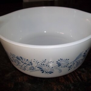 Colonial Mist Pyrex#472-B, 750ML 1 1/2Pint, Vintage, Casserole Dish, Baking Dish, Bowl