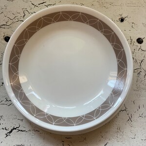 4 Corelle Sand Sketch Bread Plates 6.75