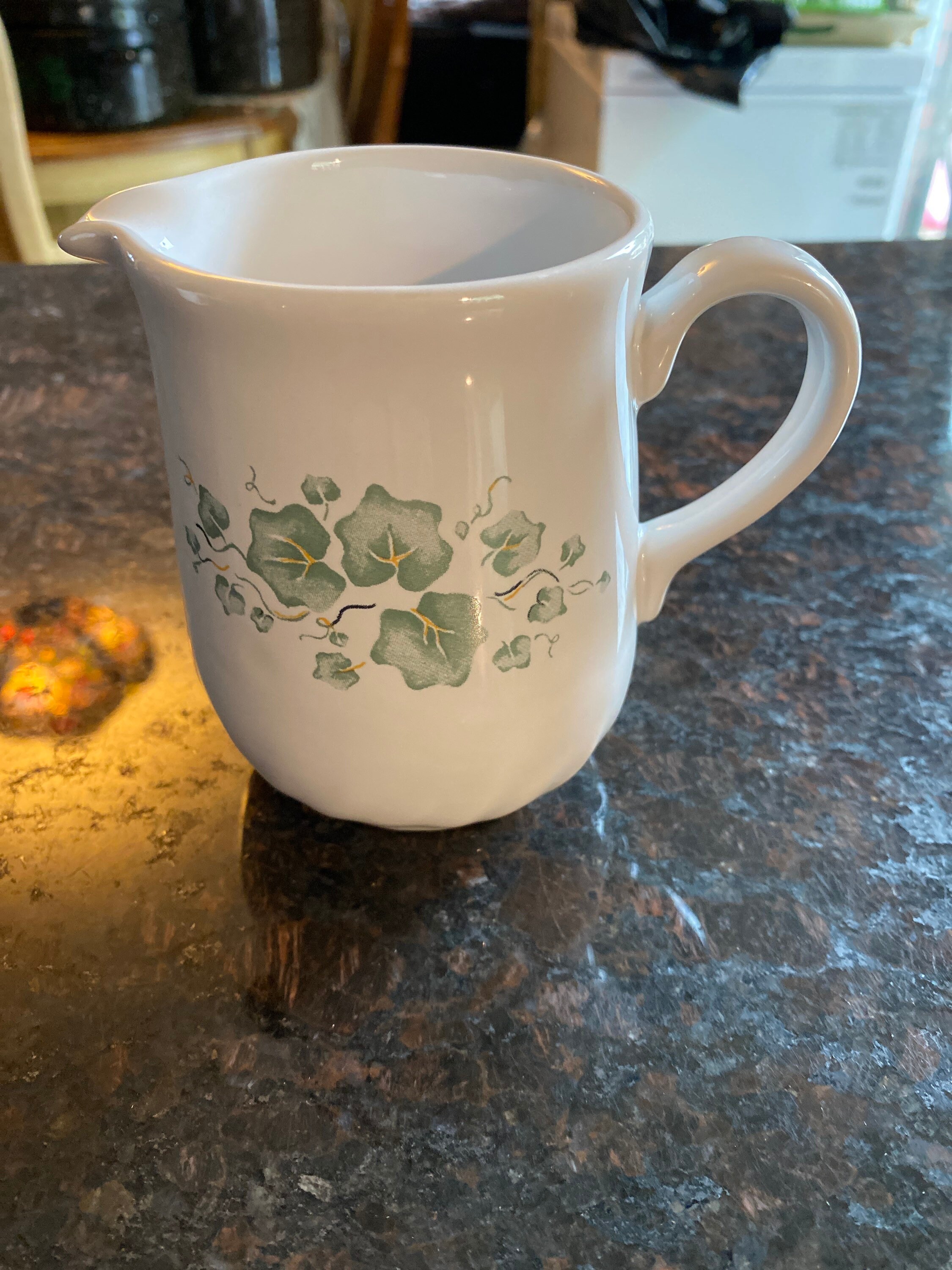Corelle Coordinates Callaway AKA Ivy Tall Creamer Matches Etsy