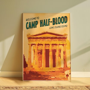 Camp Half-Blood Poster | Percy Jackson Inspired Print | Rick Riordan Fan Art (Digital Download)