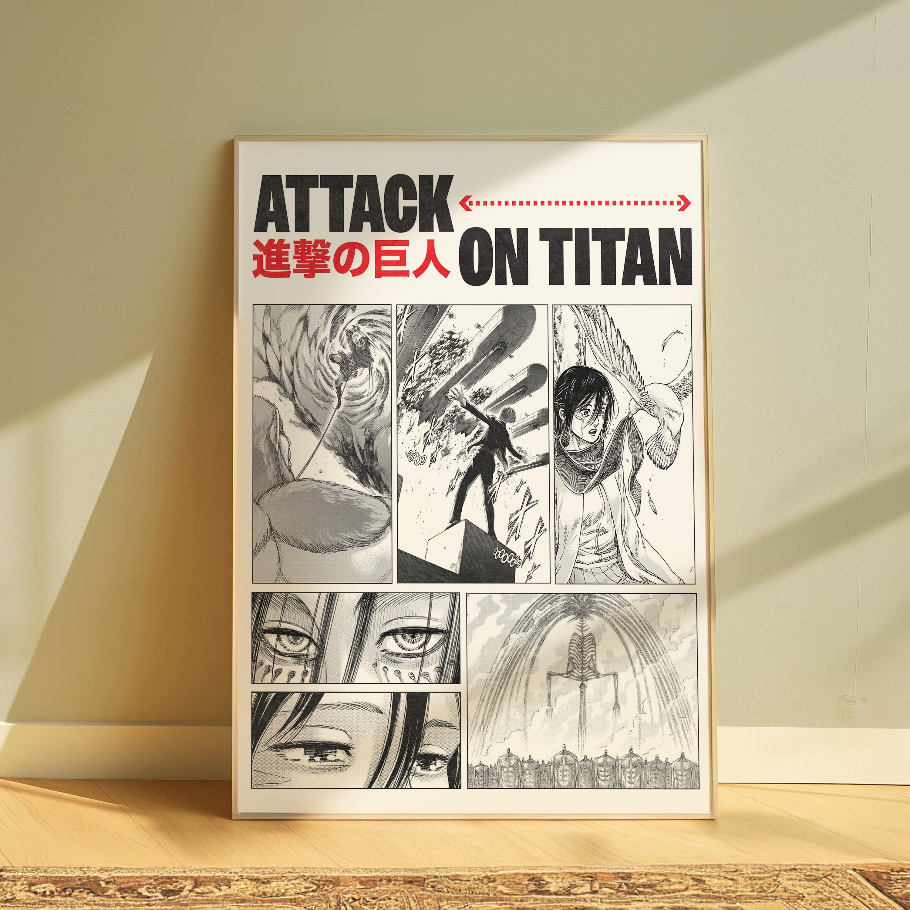 Attack on Titan Manga Panels Sweden