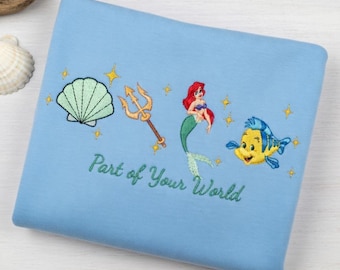 Disney Princess Embroidered Sweatshirt, Cinderella Rapunzel Frozen Ariel Princess T-shirt, Disney Quote Sweatshirt, Cute Disney Shirt