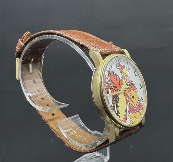 Vintage Disney Winnie The Pooh And Tigger Gold To… - image 2