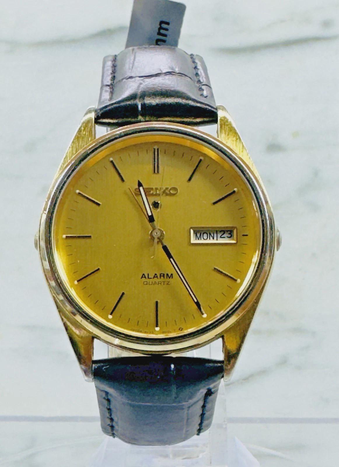 SEIKO セイコー クォーツ アラーム デイデイト メンズ腕時計 ヴィンテージ Vintage seiko alarm - Etsy 日本