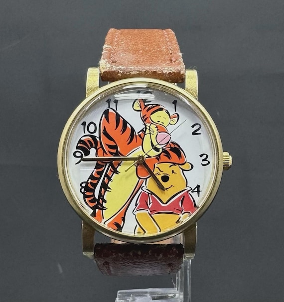 Vintage Disney Winnie The Pooh And Tigger Gold To… - image 1