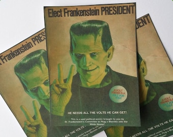 Frankenstein for President - Stickers