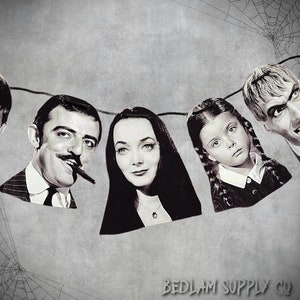 SALE! The Addams Family - Creepy Garland Banner